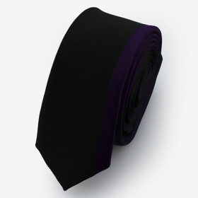 VENIZ 50mm Musta Solmio Liilalla pystyraidalla