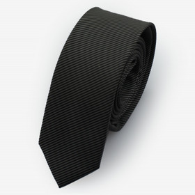 VENIZ 50mm Musta raidallinen solmio