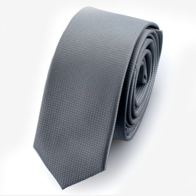 Hopeanvärinen solmio 50mm