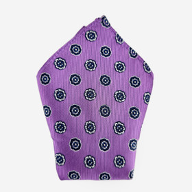 Lila pilkullinen taskuliina