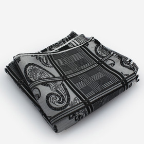 VENIZ Hopeanvärinen kuvioitu taskuliina