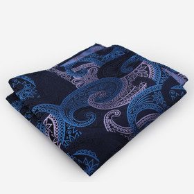 VENIZ Sininen Kuvioitu taskuliina