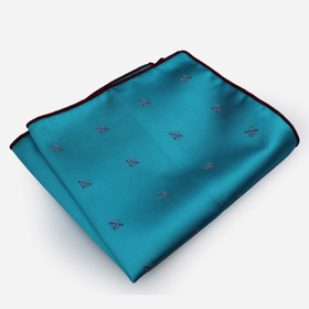 VENIZ Turkoosi Pilkullinen hyänteis taskuliina