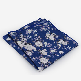 Taskuliina Sininen kukkakuosinen