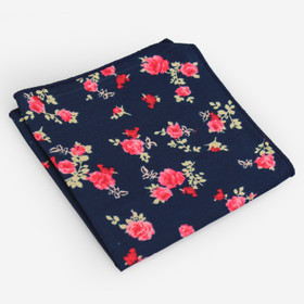 VENIZ Sinipunainen Ruusu taskuliina