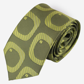 Vihreä Pallokuvio solmio 70mm