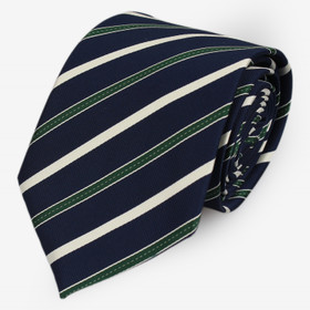 VENIZ 90mm Navy sininne Raita solmio