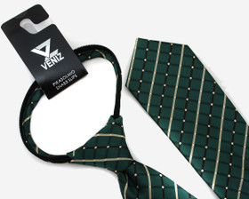 VENIZ 70mm Tummanvihreä ruudullinen pikasolmio