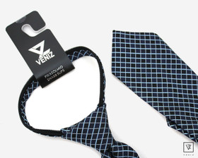 VENIZ 70mm Musta/sini ruudullinen pikasolmio