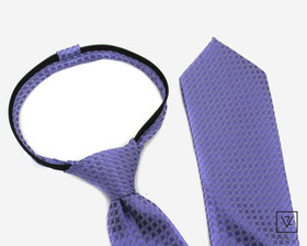 Lila Kuvioitu pikasolmio 70mm