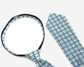 VENIZ 70mm Turkoosi ruudullinen pikasolmio