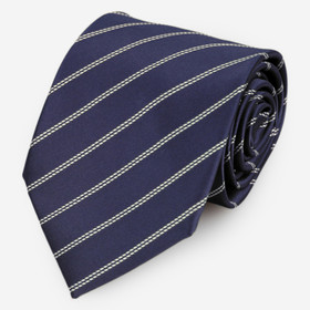 VENIZ 90mm sininen raidallinen solmio