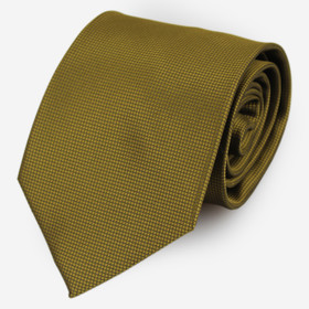 VENIZ 90mm oliivinkeltainen Punottu solmio