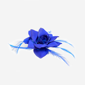 Sininen Ruusu höyhenillä