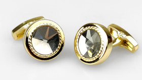 VENIZ Kullanväriset pyäreät kalvosinnapit timantti kesus