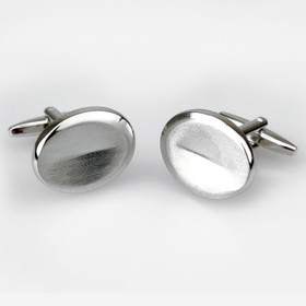 VENIZ Hopeat ovaalinmalliset kalvosinnapit