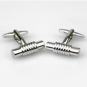 VENIZ Hopeat Sylinterinmuotoiset kalvosinnapit