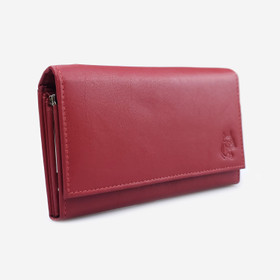 nahkalompakko RFID -Ruskea