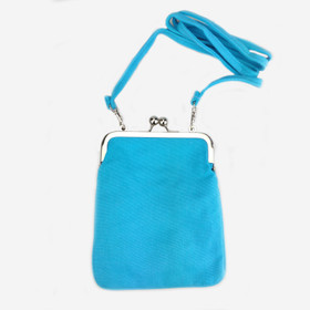 Kangaslaukku -Vaaleansininen