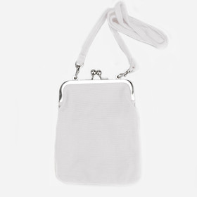 Kangaslaukku -Valkoinen