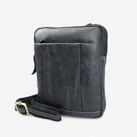 Nahka Olkalaukku -Musta