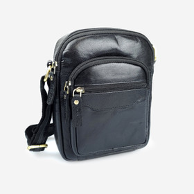 Nahka Olkalaukku -Musta