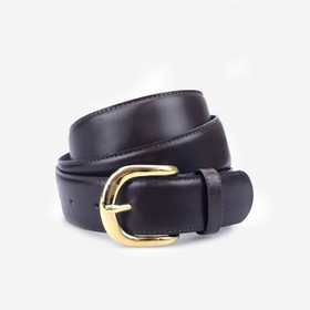 Vyö 35mm -rahataskulla -Tummanruskea