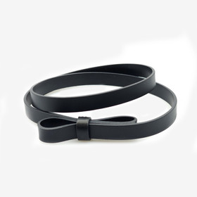 Nahkavyö 15mm -Musta