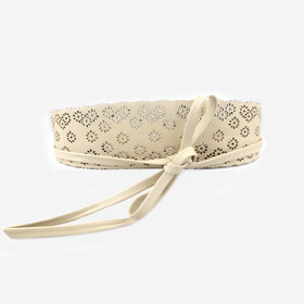 Obi-kietaisuvyö 80mm -Beige