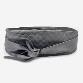 Obi-vyö 100mm tikattu -Tummanharmaa