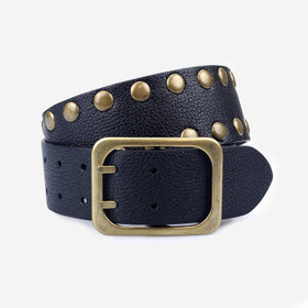 Vyö 40mm messinkiniiteillä -Musta