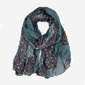 Huivi -Petrolinvihreä