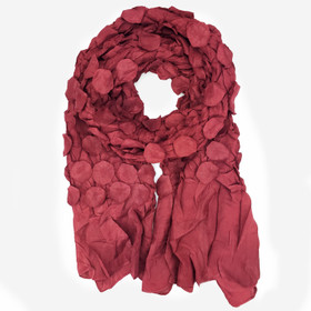 Juhlahuivi -Tummanpunainen