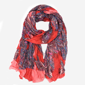 Huivi voile -Punainen