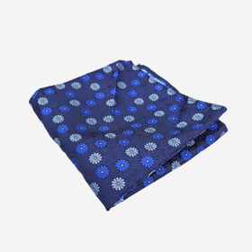 Taskuliina kukkakuosi -Tummansininen