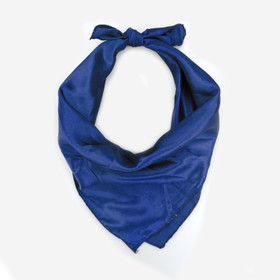 Satiinihuivi -Sininen