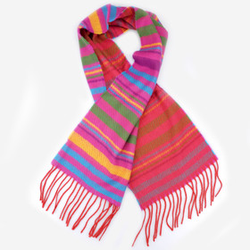 L. raita huivi -Punainen