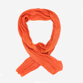 Kimaltava neuletrikoo huivi -Oranssi