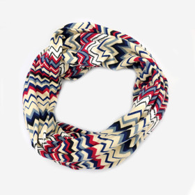 Trikootuubi -Beige-sini-punainen