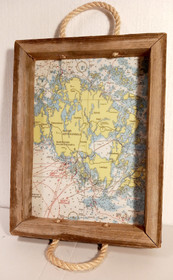 Merikartta tarjotin A4 Ahvenanmaa