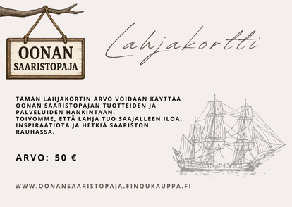 Lahjakortti 50€