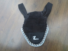 UUSI musta Horze Tolouse korvahuppu full