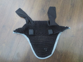 UUSI musta Horze Tolouse korvahuppu full