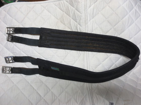 Bucas satulavyö 140 cm, kankainen, musta