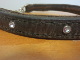 Puolikiristävällä ketjulla varustettu Bling-bling-panta, pituus 47 cm