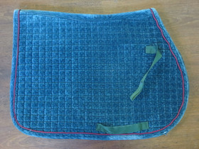 Samettipintainen, vihreä satulahuopa yleissatulaan COB