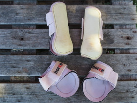 Horzen vaaleanpunainen-valkoinen suojasetti FULL