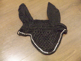 Musta korvahuppu timanteilla FULL/XFULL