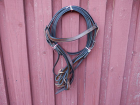 UUDET tummanruskeat lännensuitset ja ohjat PONY/COB