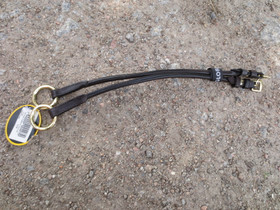 UUDET gag-kuolaimen poskihihnat, ruskeat kultaisilla soljilla, FULL